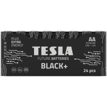 Tesla Batteries - 24 τμχ Αλκαλική μπαταρία AA BLACK+ 1,5V 2800 mAh