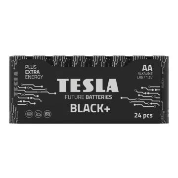 Tesla Batteries - 24 τμχ Αλκαλική μπαταρία AA BLACK+ 1,5V 2800 mAh