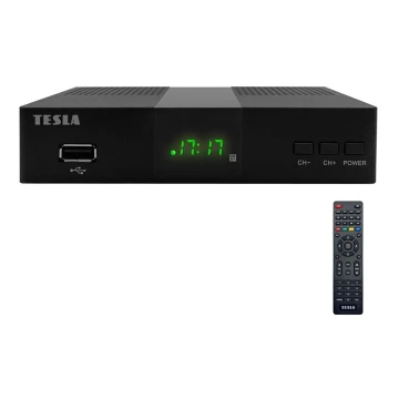 TESLA Electronics - DVB-T2 H.265 (HEVC) receiver 2xAAA + τηλεχειριστήριο