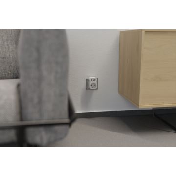 TESLA Smart - Έξυπνη πρίζα 3680W/230V/16A Type F/E 2xUSB-A + 1xUSB-C Wi-Fi