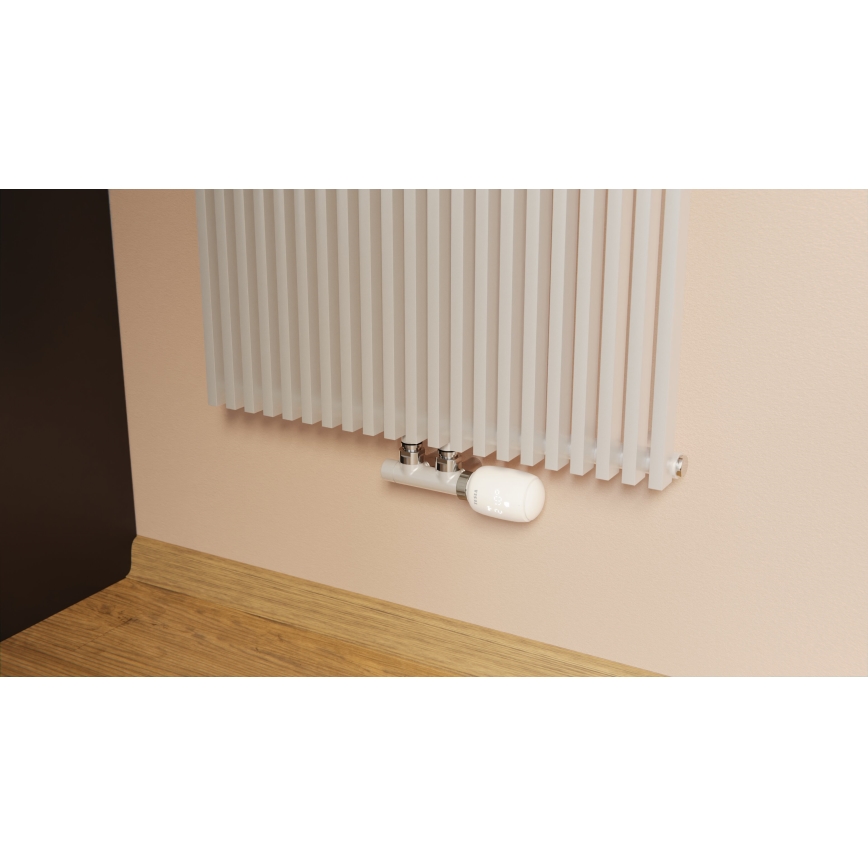 TESLA Smart - ΣΕΤ 3x Smart wireless thermostatic head 2xAA + έξυπνο gateway Hub Zigbee Wi-Fi