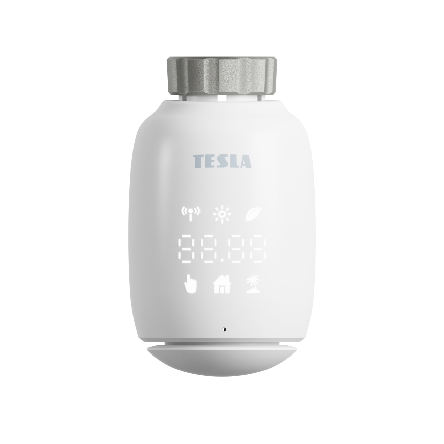 TESLA Smart - ΣΕΤ 3x Smart wireless thermostatic head 2xAA + έξυπνο gateway Hub Zigbee Wi-Fi