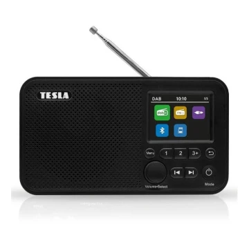 Tesla -Επιτραπέζιο Ραδιόφωνο DAB+ FM 5W/1800 mAh μαύρο