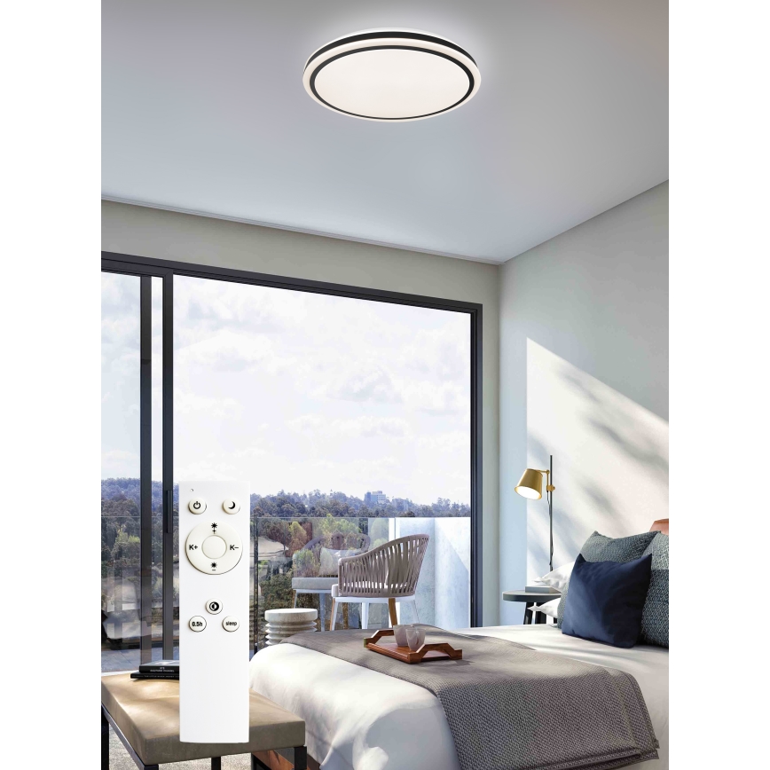 Top Light - LED Dimmable φωτιστικό οροφής ONYX LED/36W/230V 3000-6500K διάμετρος 38 cm + τηλεχειριστήριο