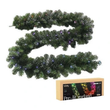 Twinkly - LED RGB Dimming Χριστουγεννιάτικη διακόσμηση PRE-LIT GARLAND 50xLED 6,2m Wi-Fi