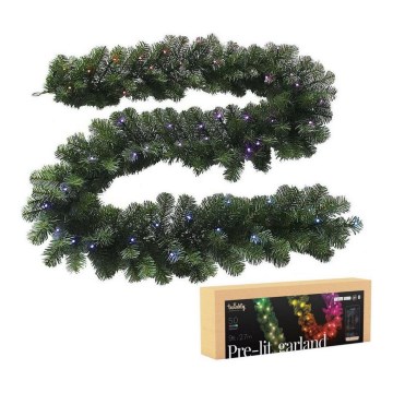 Twinkly - LED RGBW Dimming Χριστουγεννιάτικη διακόσμηση PRE-LIT GARLAND 50xLED 6,2m Wi-Fi