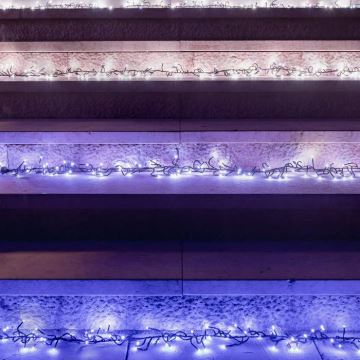 Twinkly - LED RGB Dimming Εξωτερικού χώρου Χριστουγεννιάτικη φωτεινή αλυσίδα CLUSTER 400xLED 9,5m IP44 Wi-Fi