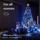 Twinkly - LED RGB Dimming Χριστουγεννιάτικη διακόσμηση PRE-LIT GARLAND 50xLED 6,2m Wi-Fi