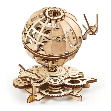 Ugears - 3D ξύλινο μηχανικό παζλ Globe