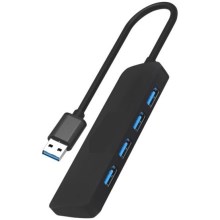USB Hub 4xUSB-A 3.0 μαύρο