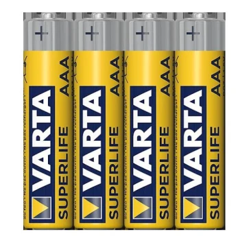 Varta 2003101304 - 4 τμχ Μπαταρία ψευδαργύρου-άνθρακα SUPERLIFE AAA 1,5V