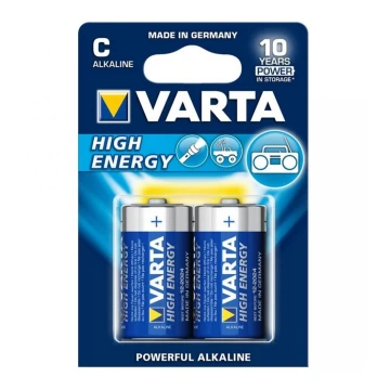 Varta 4914 - 2 τμχ Αλκαλική μπαταρία HIGH ENERGY C 1,5V