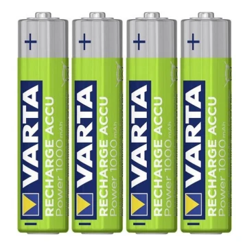 Varta 5703301404 - 4 τμχ Επαναφορτιζόμενη μπαταρία RECHARGE AAA 1,2V