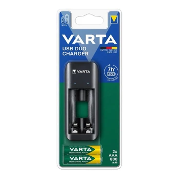 Varta 57651201421 - Φορτιστής μπαταρίας 2xAA/AAA 800mAh 5V