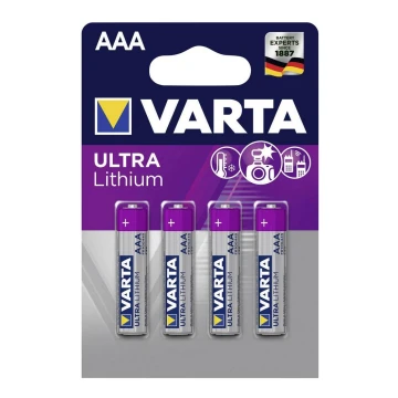 Varta 6103301404 - 4 τμχ Στοιχείο λιθίου ULTRA AAA 1,5V