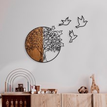 Wall διακοσμητικό 60x56 cm tree και πουλιά