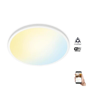 WiZ - LED Dimmable φωτιστικό οροφής SUPERSLIM LED/32W/230V 2700-6500K Wi-Fi λευκό