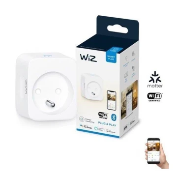 WiZ - Έξυπνη πρίζα E 2300W + μετρητής κατανάλωσης ενέργειας Wi-Fi