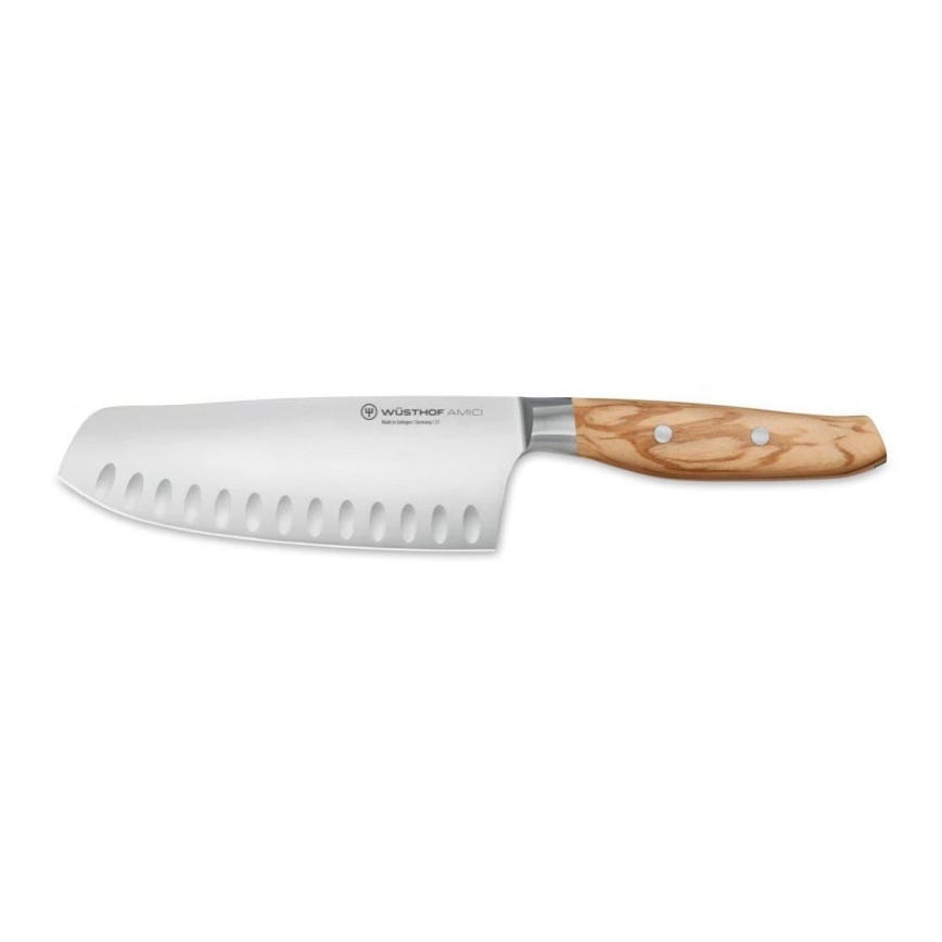 Wüsthof - Μαχαίρι santoku AMICI 17 cm ξύλο ελιάς