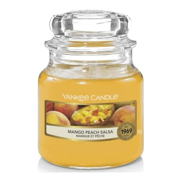 Yankee Candle - Αρωματικό κερί MANGO PEACH SALSA μικρό 104g 20-30 ώρες
