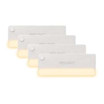 Yeelight - ΣΕΤ 4x LED Φωτισμός επίπλων με αισθητήρα LED/0,15W/5V 2700K
