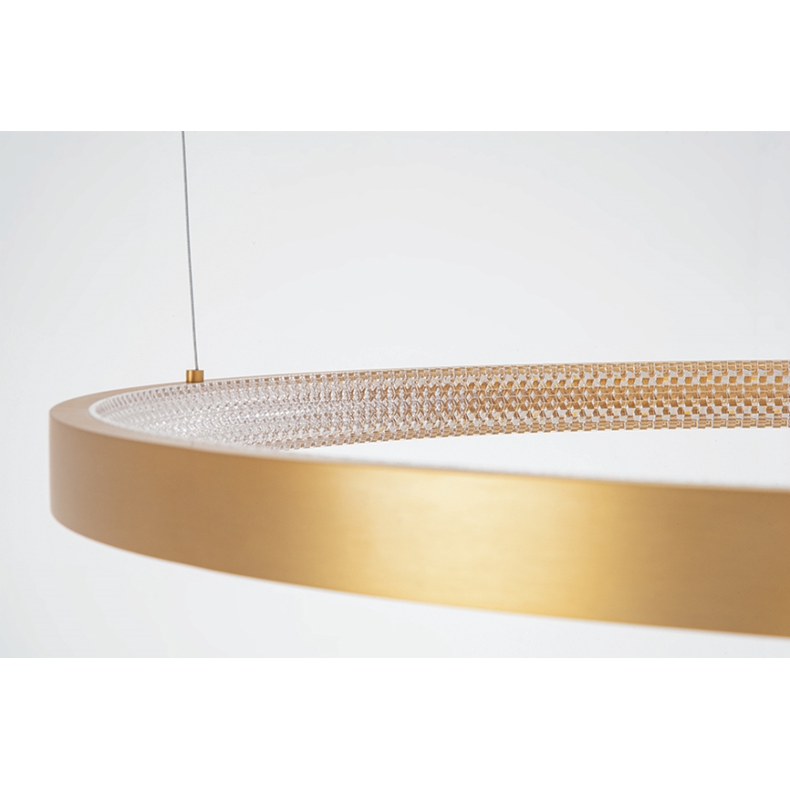 Zambelis 2005 - Led Dimmable κρεμαστό φωτιστικό οροφής LED/25W/230V χρυσαφί