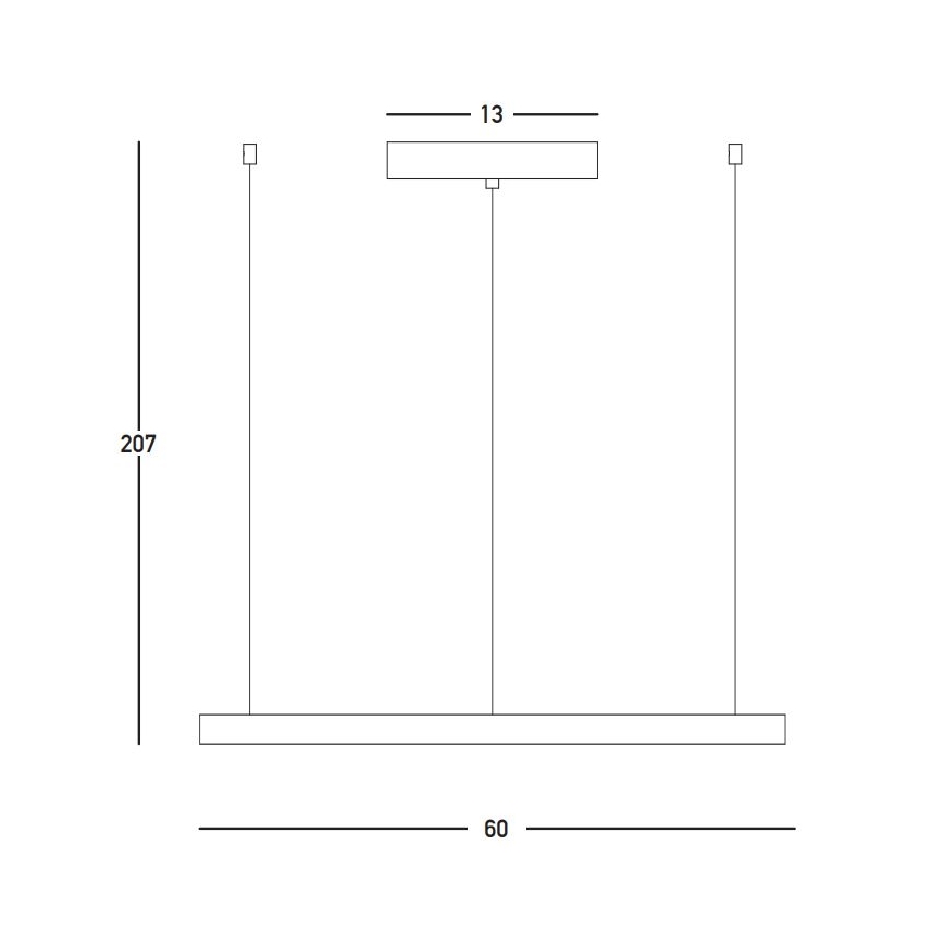 Zambelis 23032 - Led Dimmable κρεμαστό φωτιστικό οροφής LED/28W/230V 3000K διάμετρος 60 cm χρυσαφί