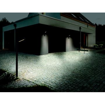 Zambelis E206 - Φωτιστικό LED εξωτερικού χώρου LED/10W/230V IP54 ανθρακί
