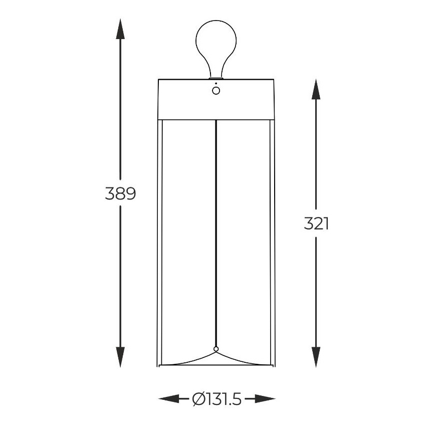 Zuma Line - LED Dimmable επαναφορτιζόμενο επιτραπέζιο φωτιστικό LED/1,2W/230V γκρι IP54