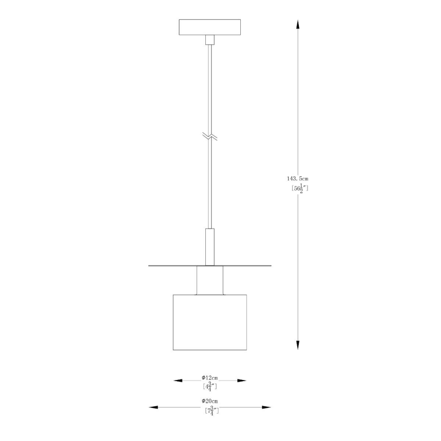 Zuma Line - Πολύφωτο με συρματόσχοινο 1xE27/40W/230V χρυσαφί