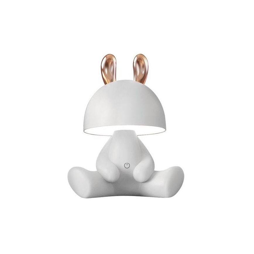 Zuma Line - LED Dimming children's touch επιτραπέζια λάμπα LED/3WZuma Line - LED Dimmable παιδικό επιτραπέζιο φωτιστικό αφής LED/3W/230V λαγουδάκι λευκό	/230V λαγός λευκό