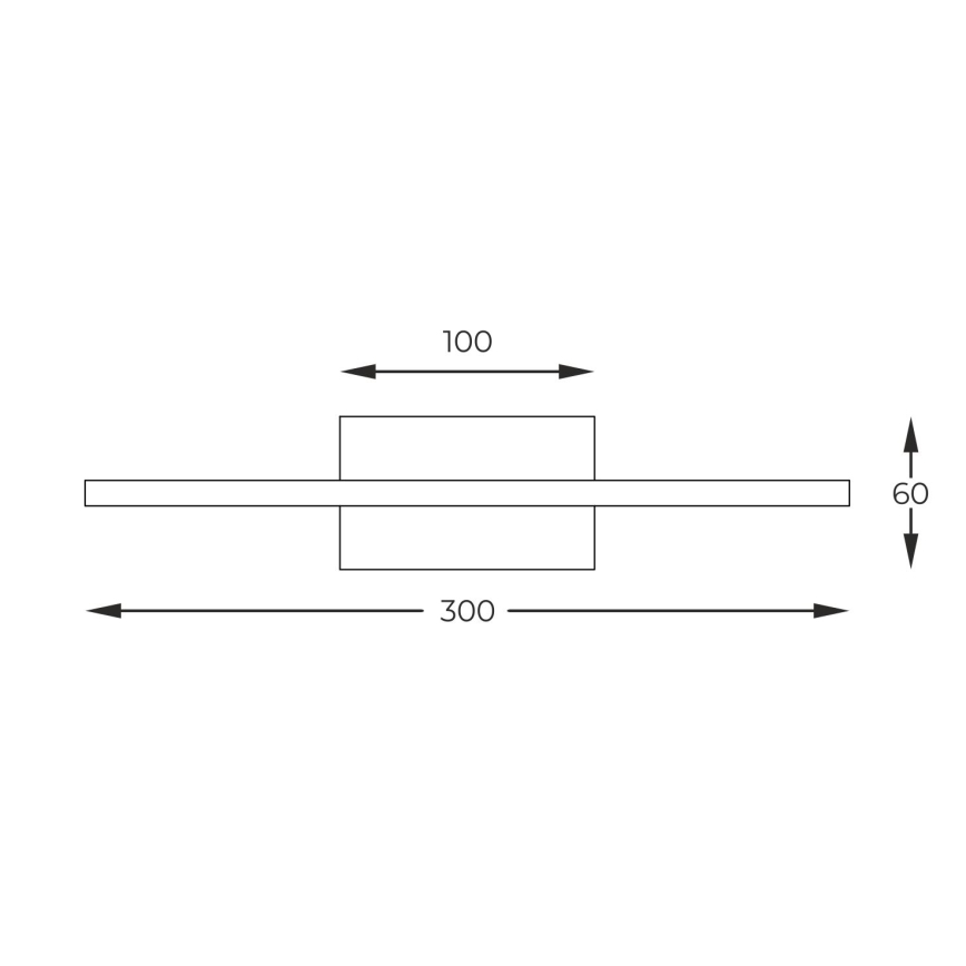 Zuma Line - Φωτιστικό πίνακα LED LED/7W/230V 30 cm χρυσαφί