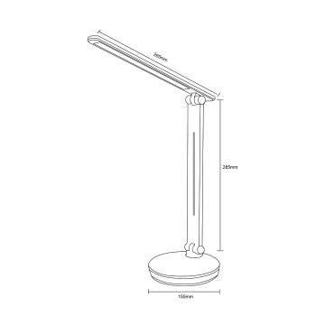 Zuma Line - LED RGBW Eπιτραπέζιο φωτιστικό  LED/5W/230V 3000-6000K μαύρο