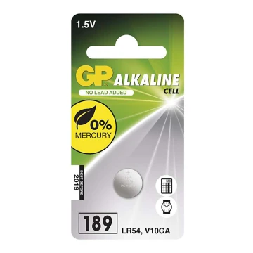 Αλκαλική μπαταρία κουμπί LR54 GP ALKALINE 1,5V/44 mAh