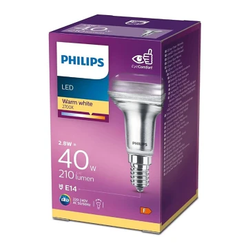 Ανακλαστήρας LED Philips E14/2,8W/230V 2700K
