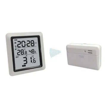 Ασύρματο θερμόμετρο με υγρασιόμετρο