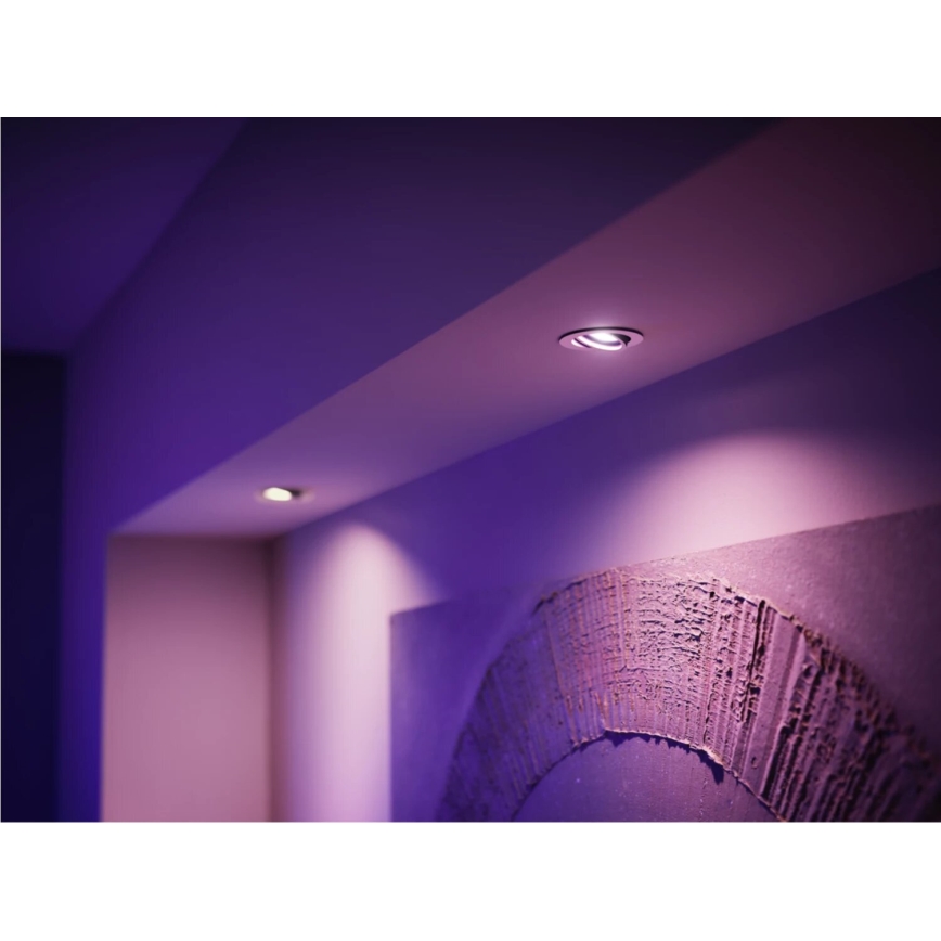 Βασικό σετ Philips Hue WHITE AND COLOR AMBIANCE 3xGU10/4,2W/230V 2000-6500K + μια συσκευή προς σύνδεση