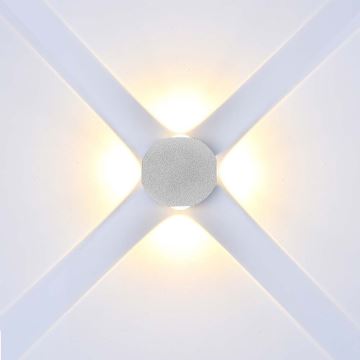 Επιτοίχιο φωτιστικό εξωτερικού χώρου LED LED/4W/230V 3000K IP54 λευκό