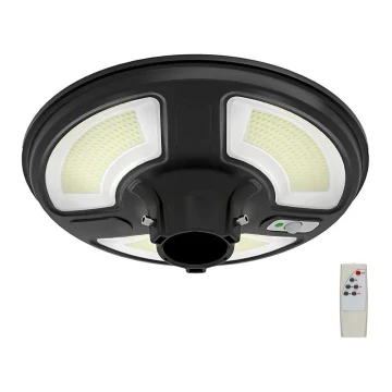 Ηλιακό φωτιστικό δρόμου LED με αισθητήρα LED/10W/3,2V 6500K IP65 + τηλεχειριστήριο