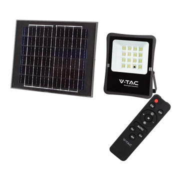 Ηλιακός προβολέας LED εξωτερικού χώρου LED/12W/3,2V 6400K IP65 + τηλεχειριστήριο