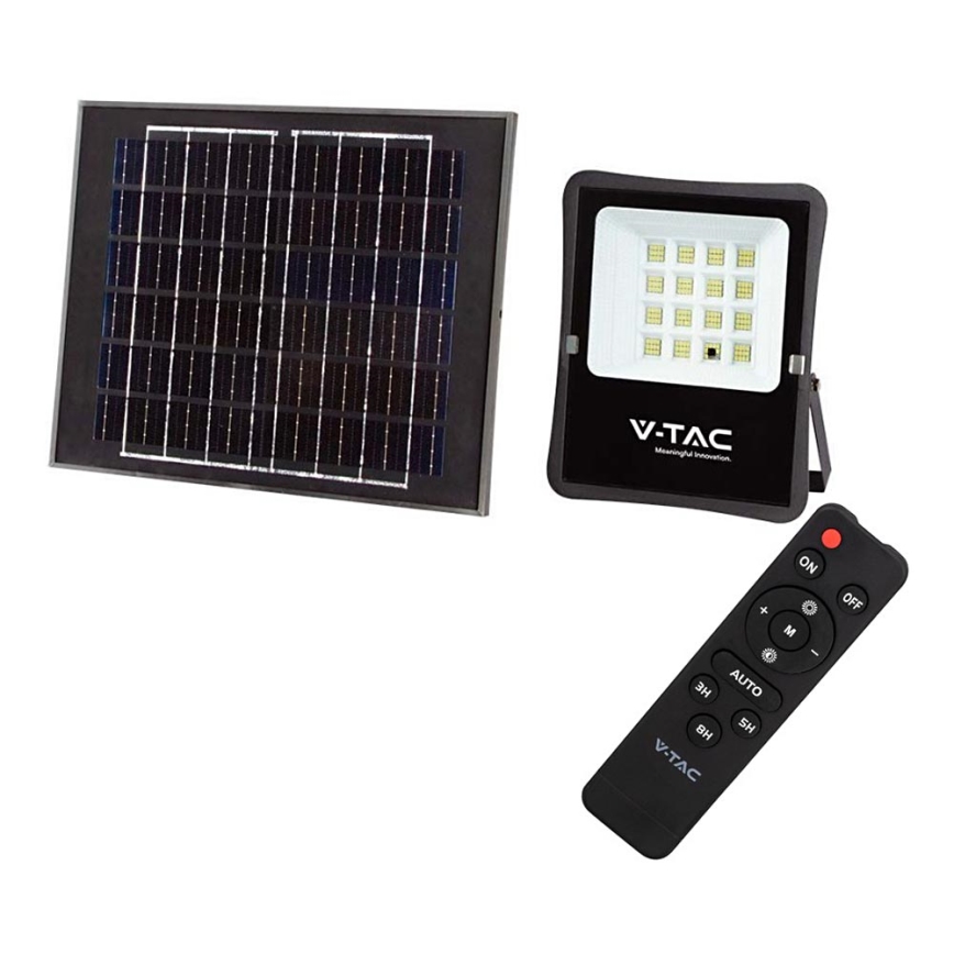 Ηλιακός προβολέας LED εξωτερικού χώρου LED/16W/3,2V 4000K IP65 + τηλεχειριστήριο