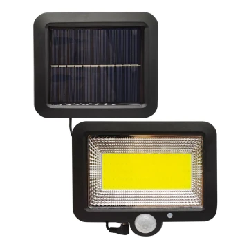 Ηλιακός προβολέας LED με αισθητήρα DUO LED/1W/3,7V IP44