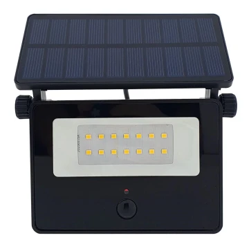 Ηλιακός προβολεάς LED με αισθητήρα εξωτερικού χώρου LED/2W/3,7V 4200K IP44