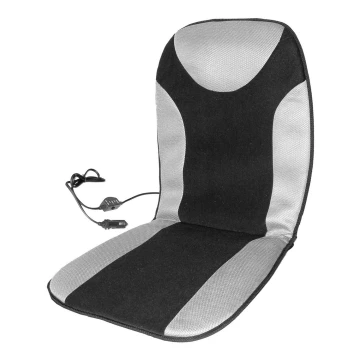 Θερμαινόμενο κάλυμμα καθισμάτων με θερμοστάτη 12V γκρι/μαύρο