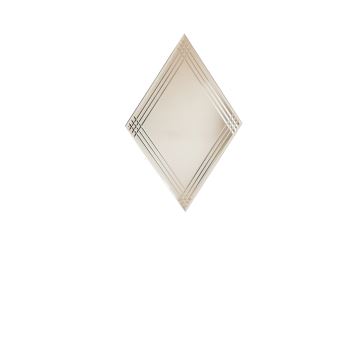 Καθρέπτης τοίχου 68x45 cm ασημί