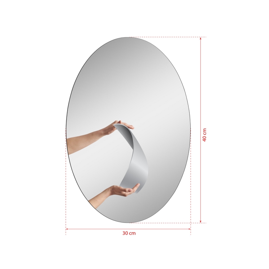 Καθρέφτης τοίχου ELLIPTICAL 40x30 cm