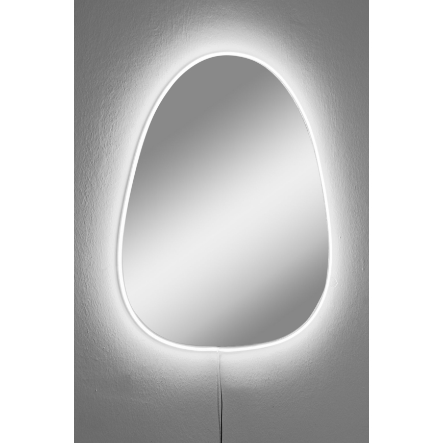 Καθρέφτης τοίχου LED με οπίσθιο φωτισμό QUIPPY 52x62 cm λευκό