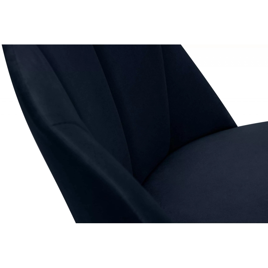 Καρέκλα τραπεζαρίας RIFO 86x48 cm σκούρο μπλε/οξιά
