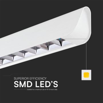 Κρεμαστό φωτιστικό οροφής LED LED/36W/230V 3000/4000/6400K λευκό