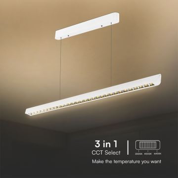 Κρεμαστό φωτιστικό οροφής LED LED/36W/230V 3000/4000/6400K λευκό